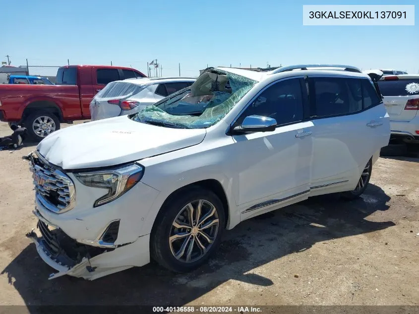 3GKALSEX0KL137091 2019 GMC Terrain Denali