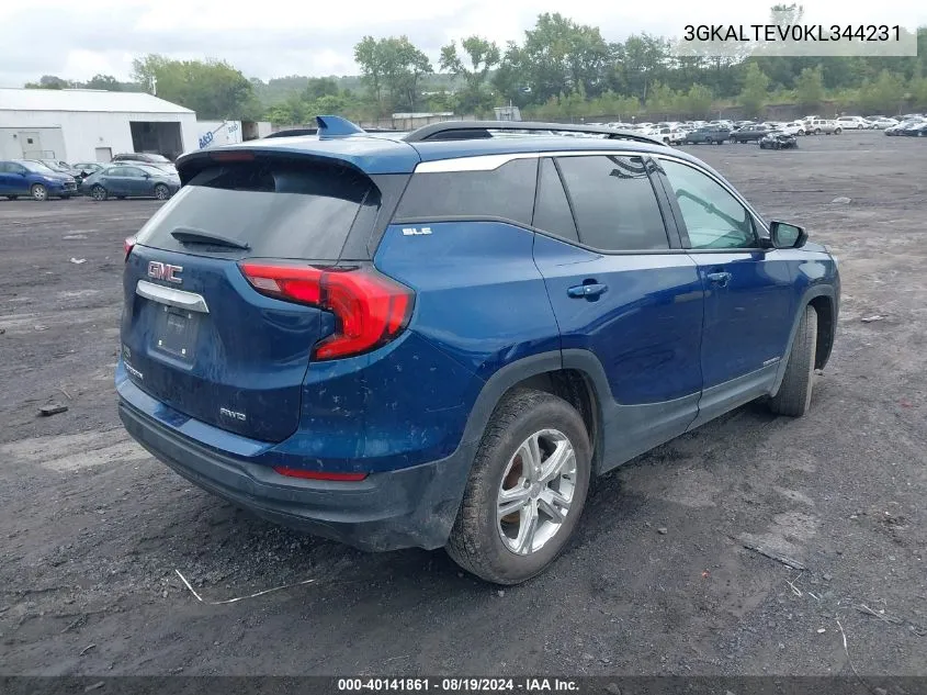 3GKALTEV0KL344231 2019 GMC Terrain Sle