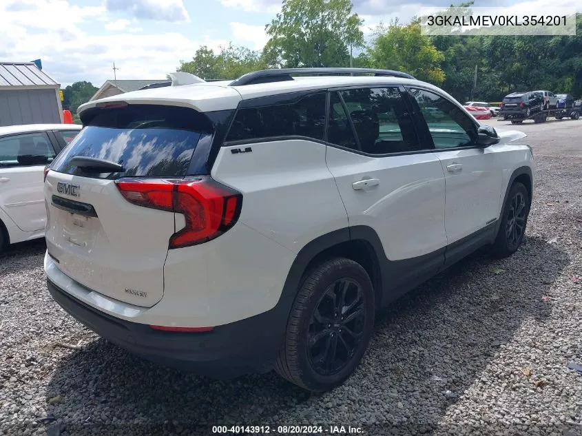 2019 GMC Terrain Sle VIN: 3GKALMEV0KL354201 Lot: 40143912