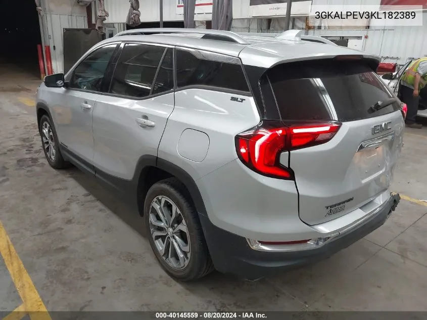 2019 GMC Terrain Slt VIN: 3GKALPEV3KL182389 Lot: 40145559