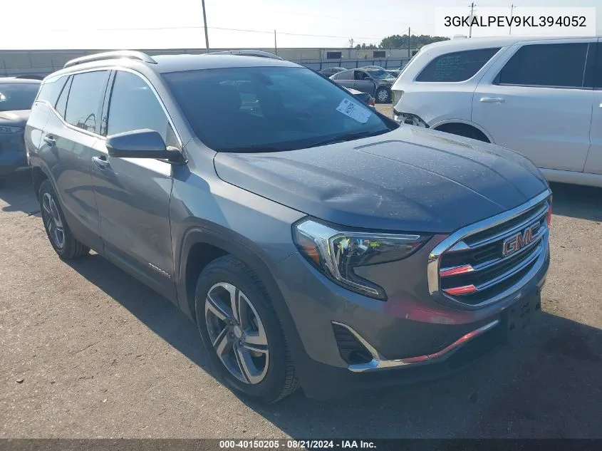 2019 GMC Terrain Slt VIN: 3GKALPEV9KL394052 Lot: 40150205