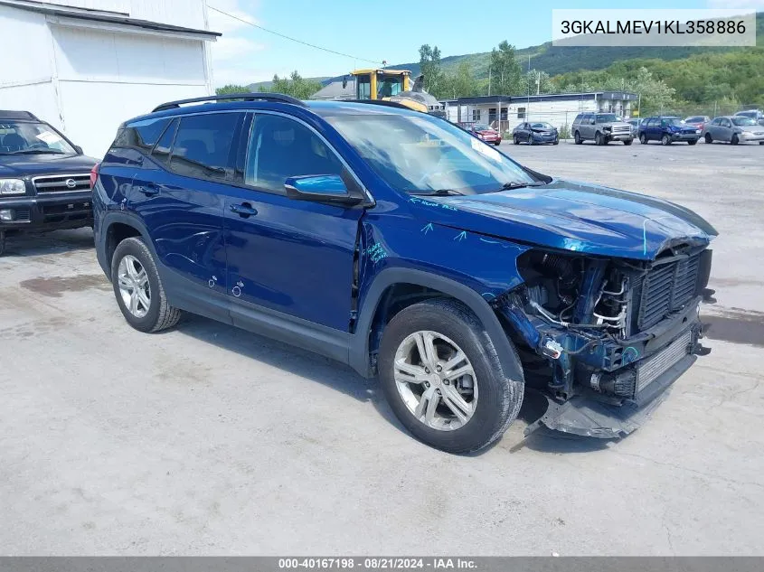 2019 GMC Terrain Sle VIN: 3GKALMEV1KL358886 Lot: 40167198