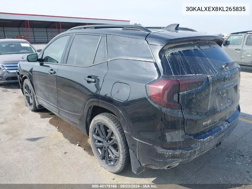 2019 GMC Terrain Denali VIN: 3GKALXEX8KL265835 Lot: 40179166