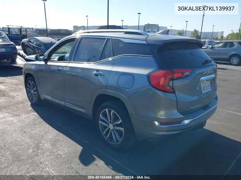 3GKALSEX7KL139937 2019 GMC Terrain Denali