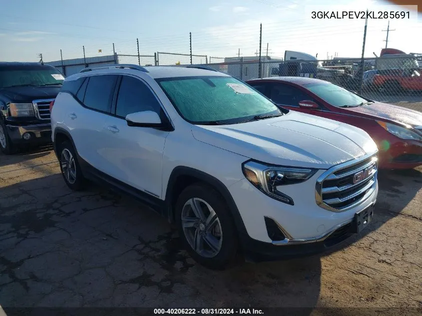 2019 GMC Terrain Slt VIN: 3GKALPEV2KL285691 Lot: 40206222