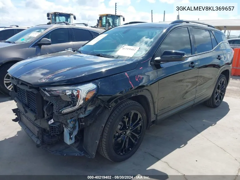 2019 GMC Terrain Sle VIN: 3GKALMEV8KL369657 Lot: 40219402