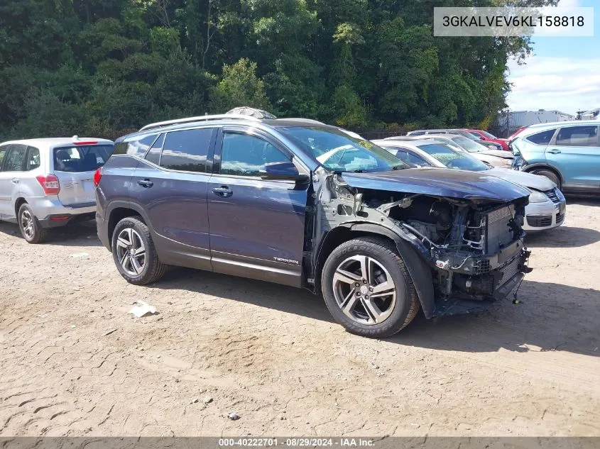 2019 GMC Terrain Slt VIN: 3GKALVEV6KL158818 Lot: 40222701