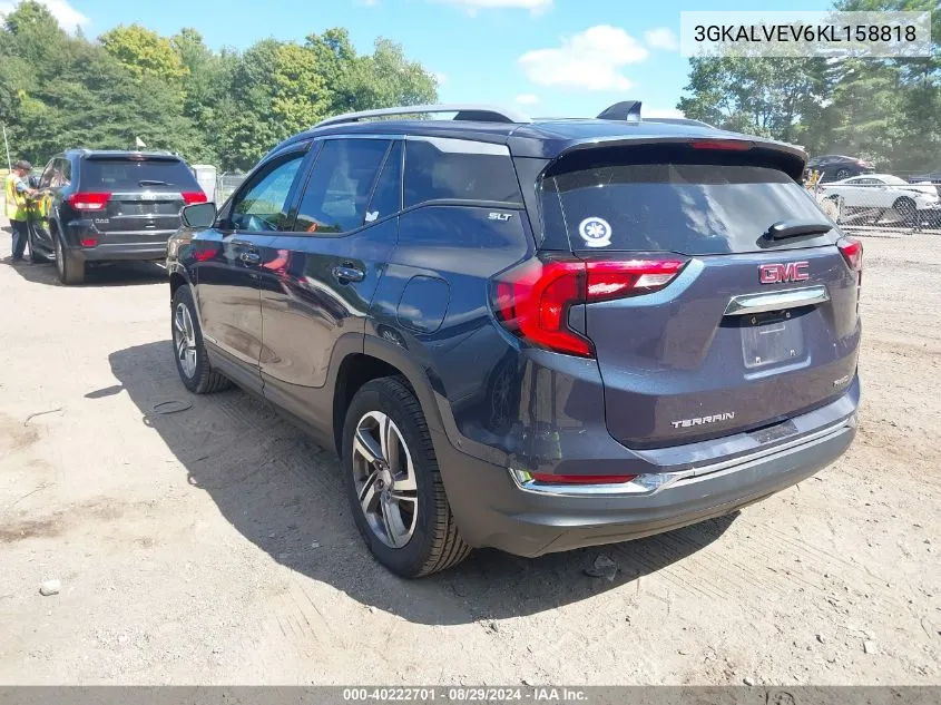 2019 GMC Terrain Slt VIN: 3GKALVEV6KL158818 Lot: 40222701