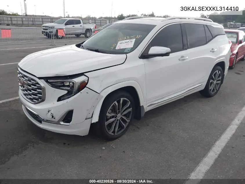 3GKALSEXXKL314410 2019 GMC Terrain Denali