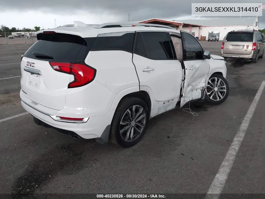 3GKALSEXXKL314410 2019 GMC Terrain Denali