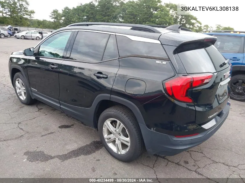 2019 GMC Terrain Sle VIN: 3GKALTEV6KL308138 Lot: 40234499