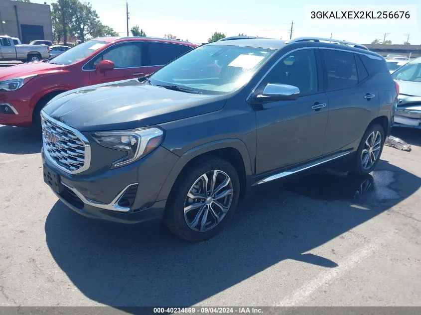 2019 GMC Terrain Denali VIN: 3GKALXEX2KL256676 Lot: 40234869