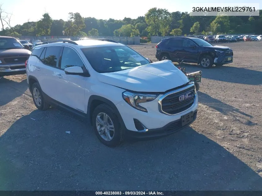 2019 GMC Terrain Sle VIN: 3GKALMEV5KL229761 Lot: 40238083