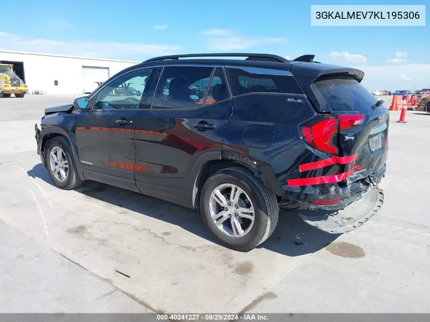 3GKALMEV7KL195306 2019 GMC Terrain Sle