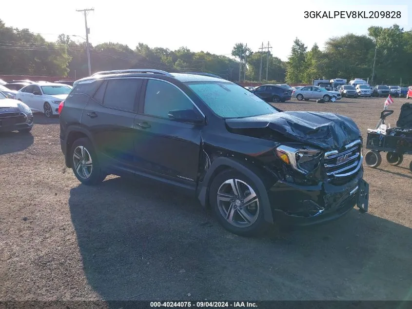 2019 GMC Terrain Slt VIN: 3GKALPEV8KL209828 Lot: 40244075