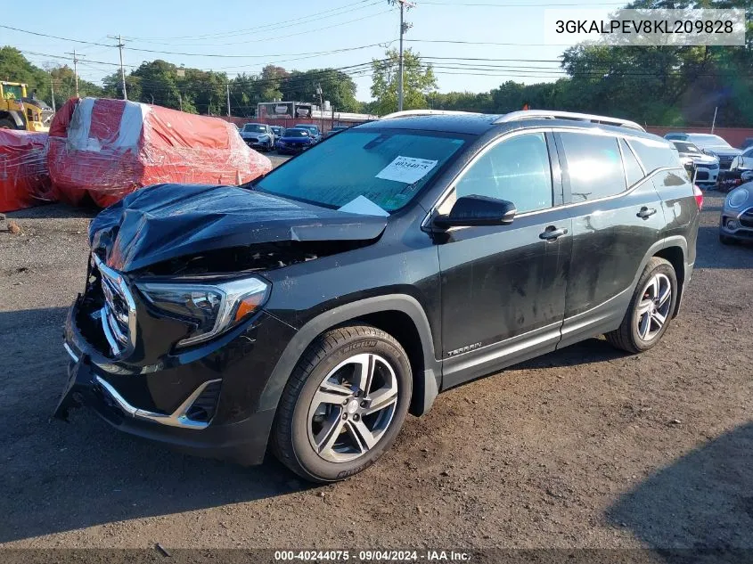 2019 GMC Terrain Slt VIN: 3GKALPEV8KL209828 Lot: 40244075