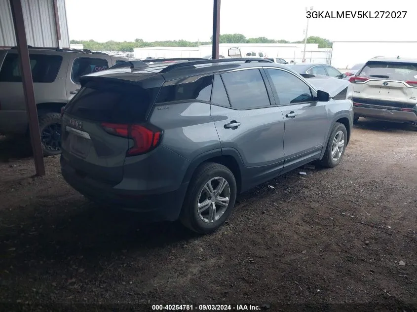 2019 GMC Terrain Sle VIN: 3GKALMEV5KL272027 Lot: 40254781