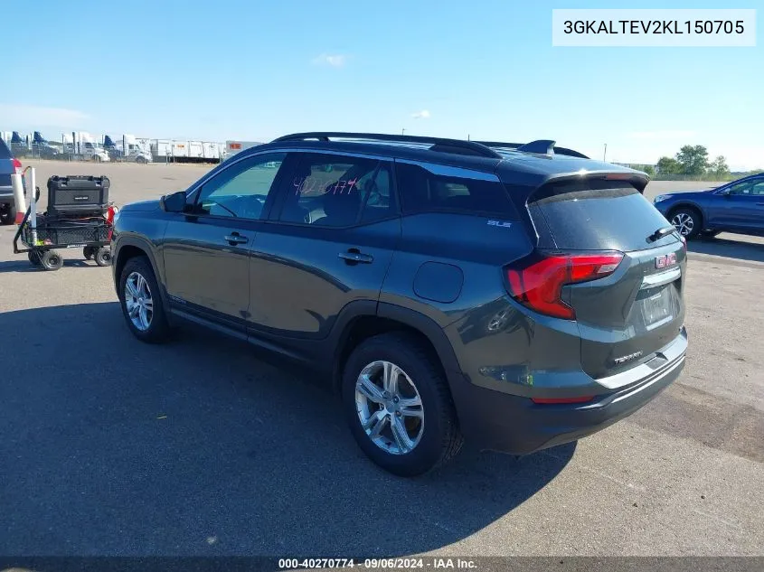 3GKALTEV2KL150705 2019 GMC Terrain Sle