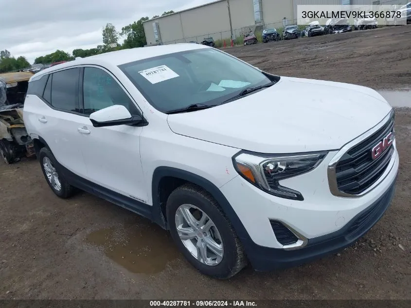 2019 GMC Terrain Sle VIN: 3GKALMEV9KL366878 Lot: 40287781