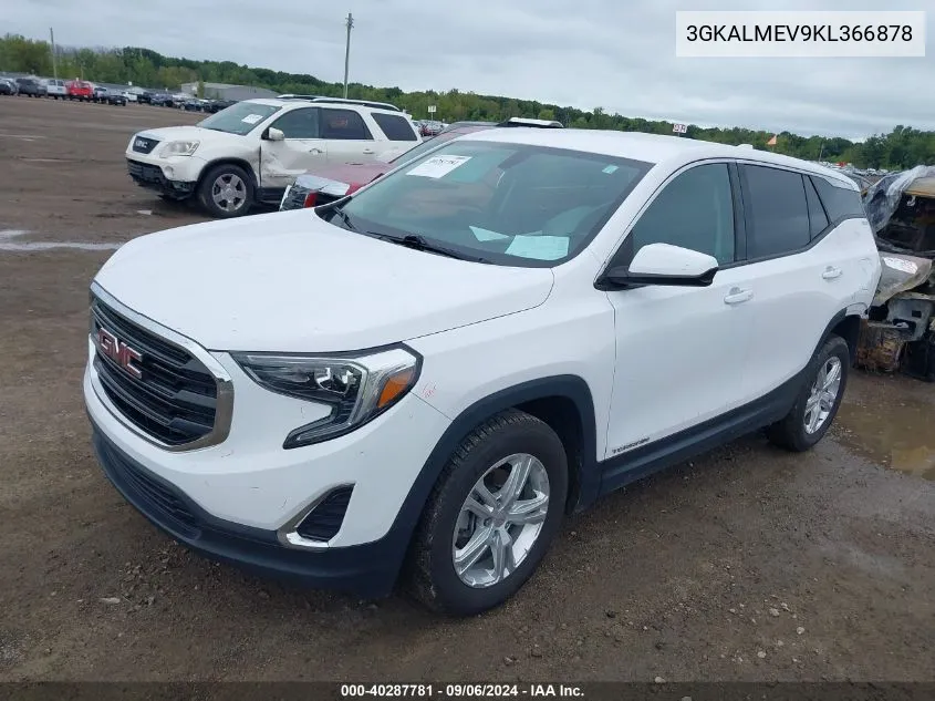 2019 GMC Terrain Sle VIN: 3GKALMEV9KL366878 Lot: 40287781