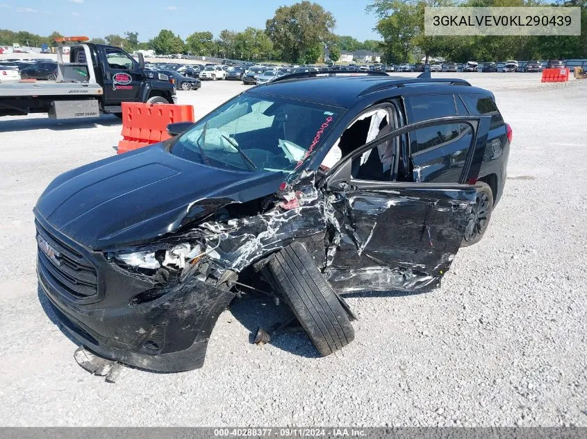 2019 GMC Terrain Slt VIN: 3GKALVEV0KL290439 Lot: 40288377