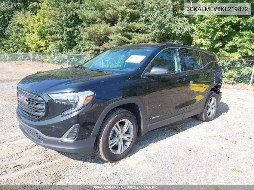 2019 GMC Terrain Sle VIN: 3GKALMEV8KL219872 Lot: 40290443