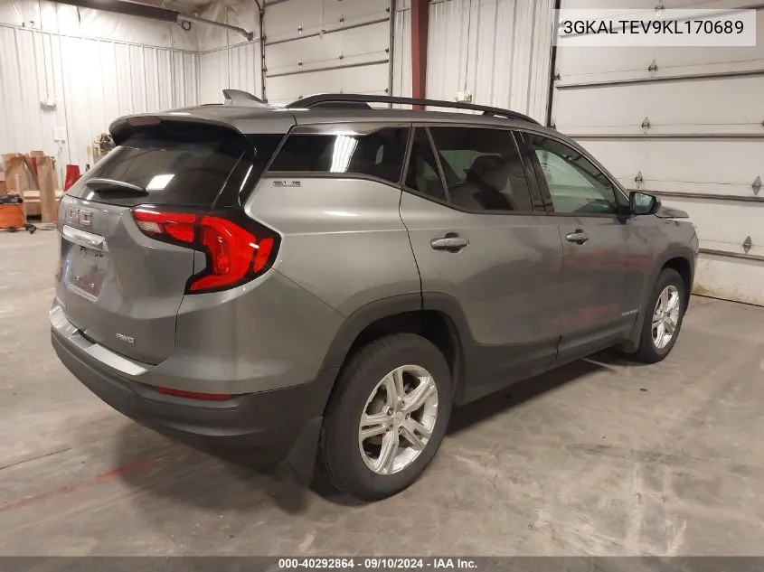 2019 GMC Terrain Sle VIN: 3GKALTEV9KL170689 Lot: 40292864