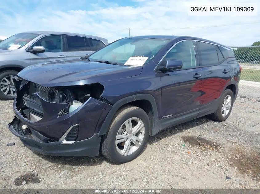 3GKALMEV1KL109309 2019 GMC Terrain Sle