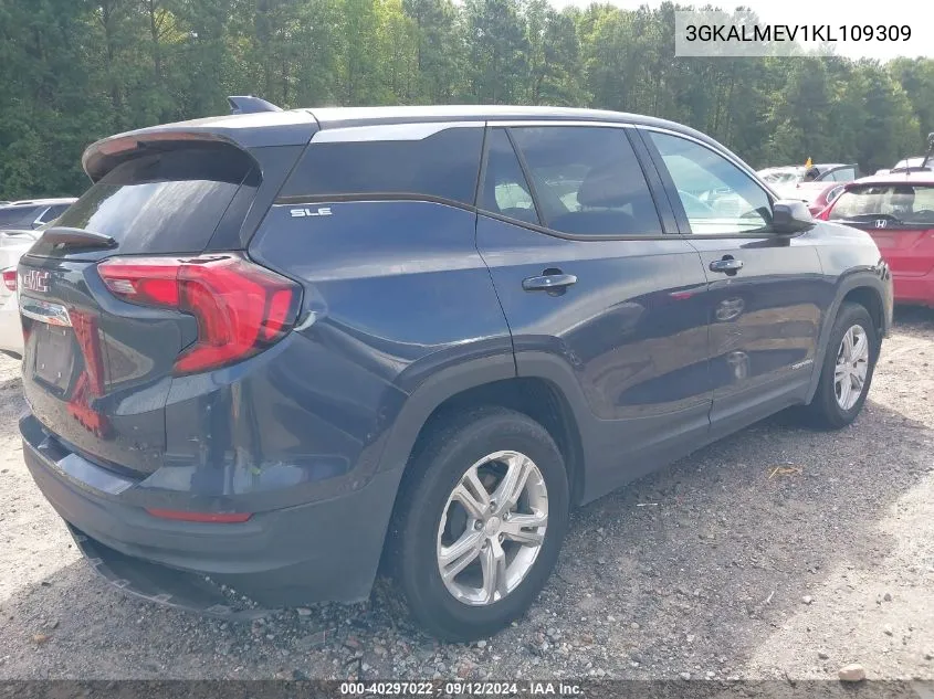 2019 GMC Terrain Sle VIN: 3GKALMEV1KL109309 Lot: 40297022