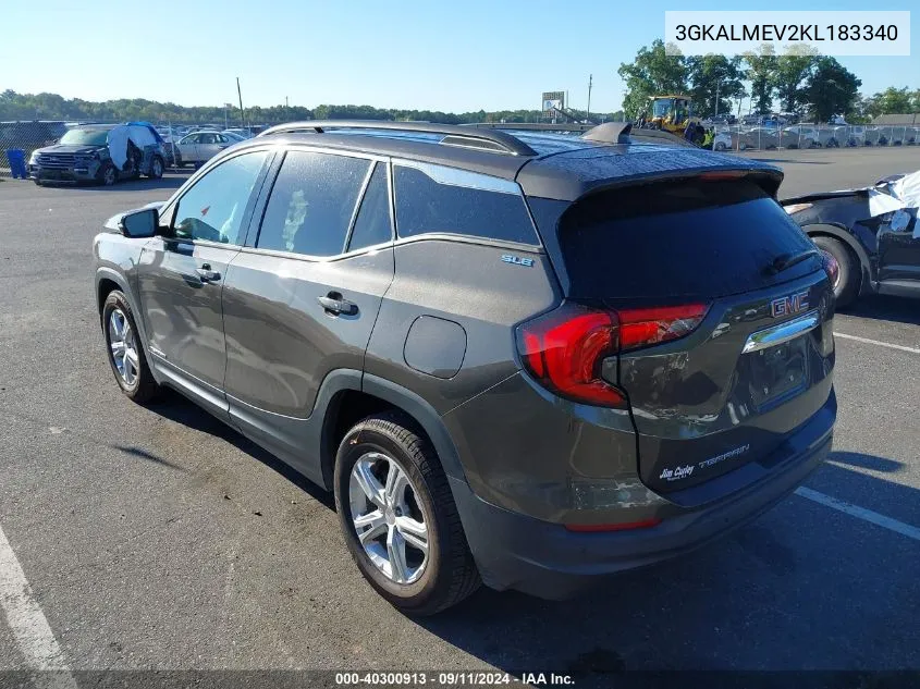 3GKALMEV2KL183340 2019 GMC Terrain Sle