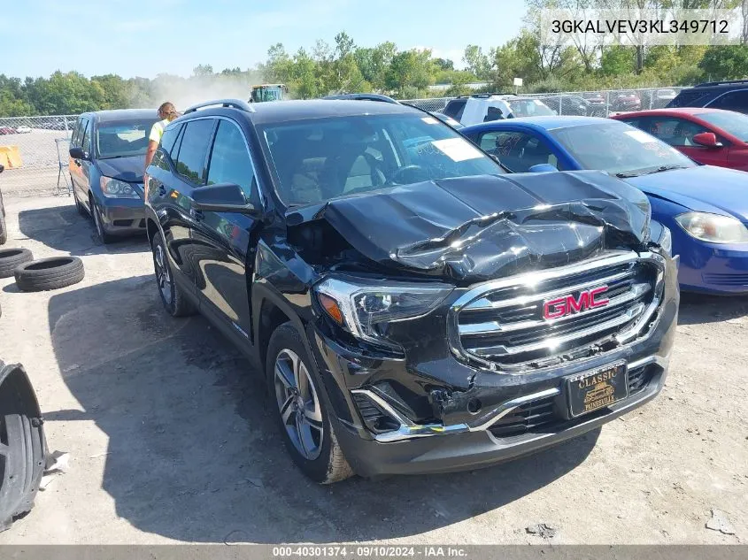 2019 GMC Terrain Slt VIN: 3GKALVEV3KL349712 Lot: 40301374