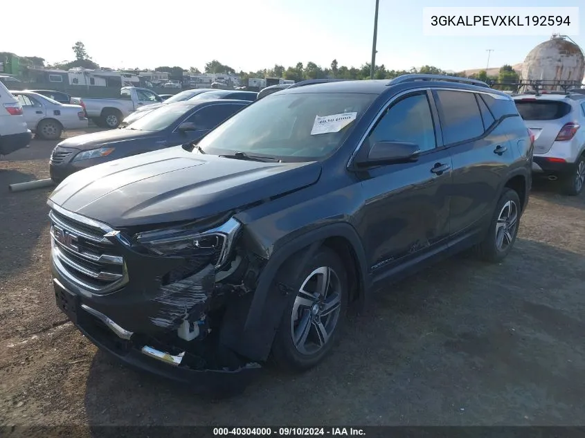 2019 GMC Terrain Slt VIN: 3GKALPEVXKL192594 Lot: 40304000