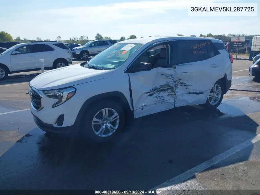 2019 GMC Terrain Sle VIN: 3GKALMEV5KL287725 Lot: 40319656