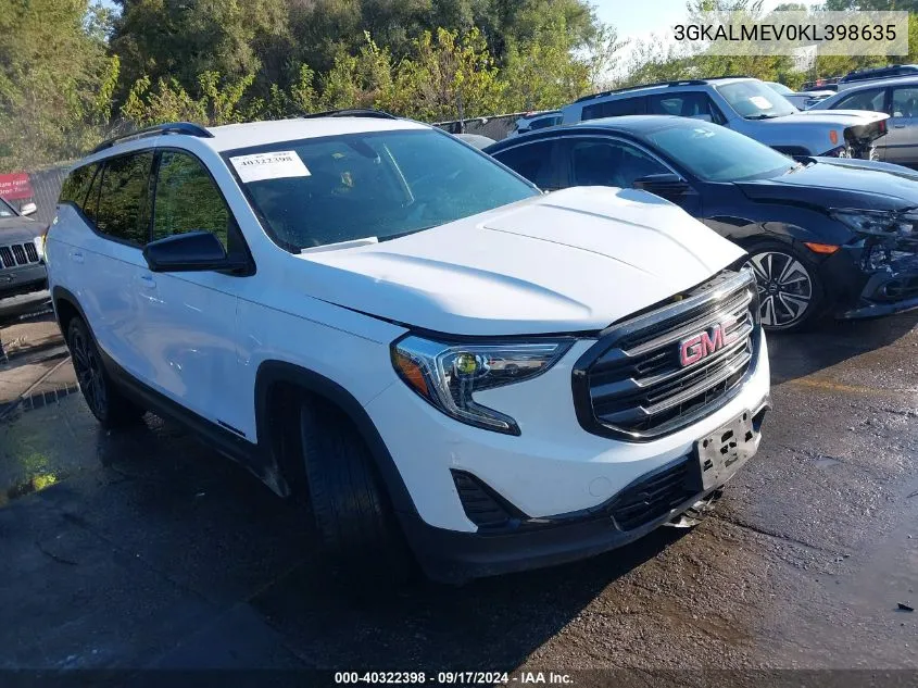 2019 GMC Terrain Sle VIN: 3GKALMEV0KL398635 Lot: 40322398