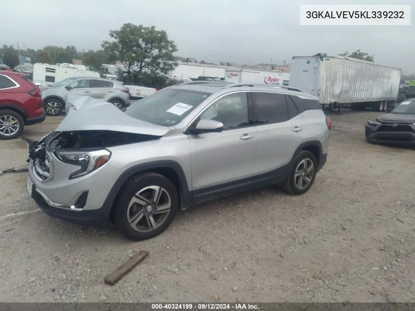 2019 GMC Terrain Slt VIN: 3GKALVEV5KL339232 Lot: 40324199