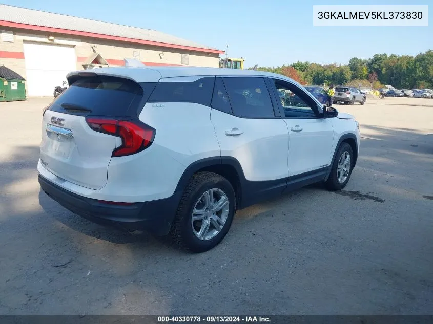 2019 GMC Terrain Sle VIN: 3GKALMEV5KL373830 Lot: 40330778