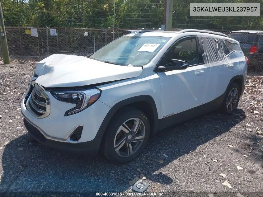 2019 GMC Terrain Slt Diesel VIN: 3GKALWEU3KL237957 Lot: 40331815