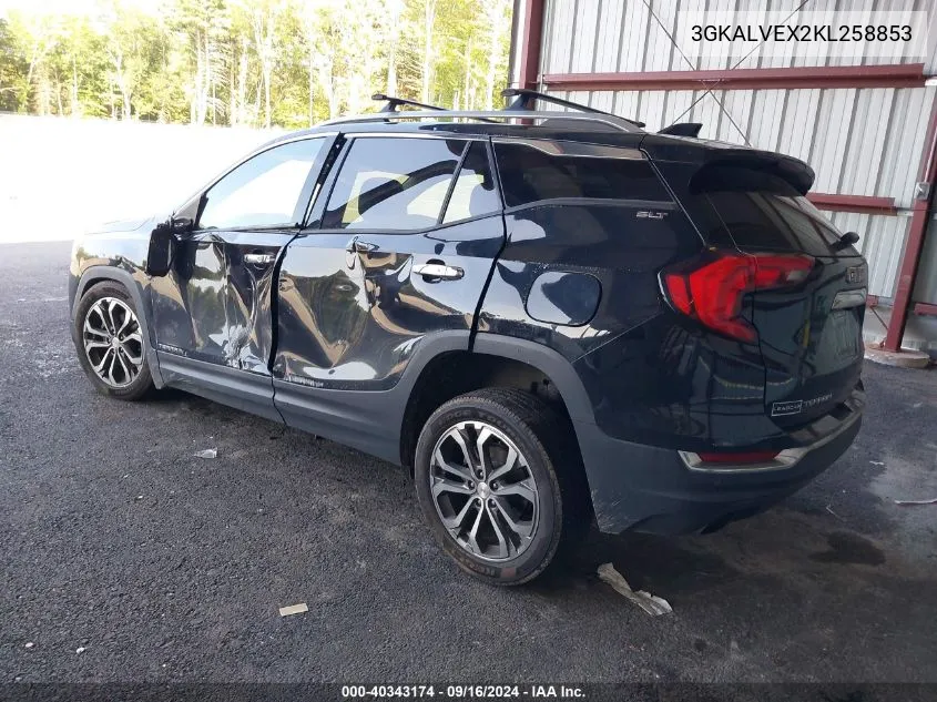 2019 GMC Terrain Slt VIN: 3GKALVEX2KL258853 Lot: 40343174