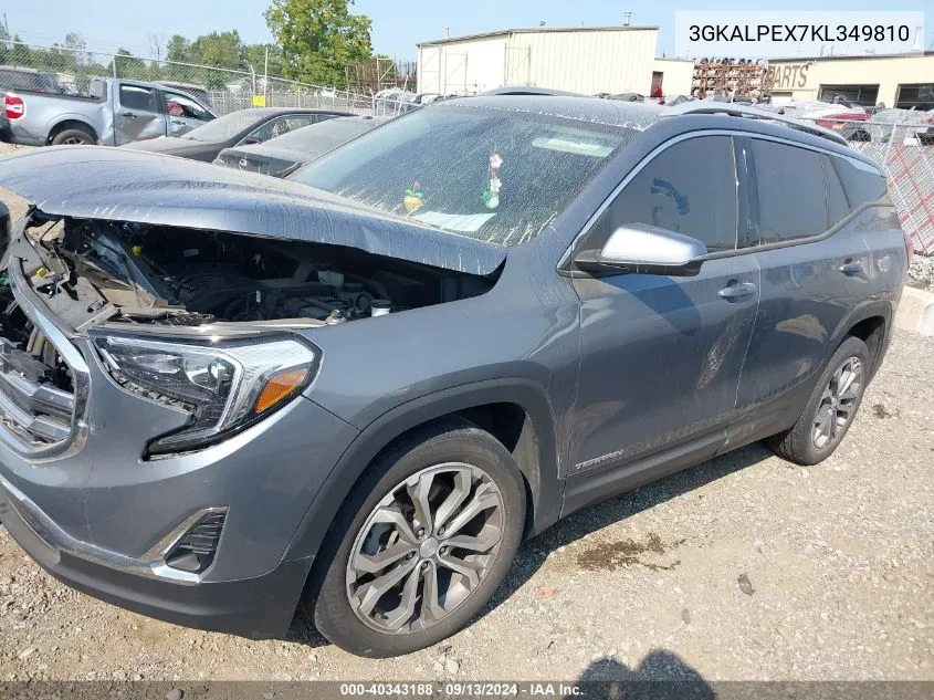 2019 GMC Terrain Slt VIN: 3GKALPEX7KL349810 Lot: 40343188