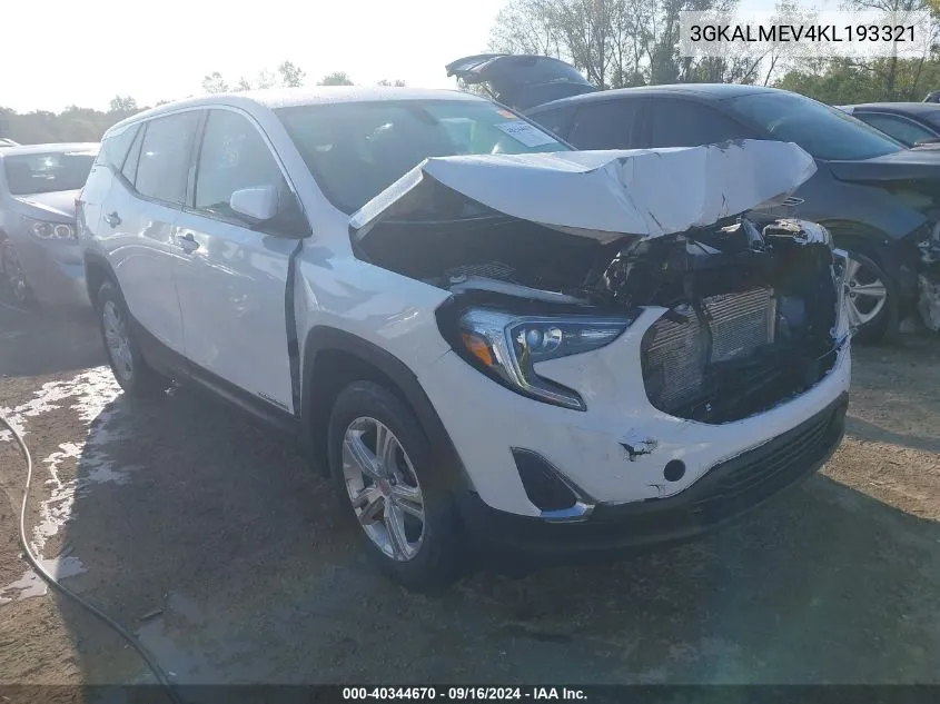 3GKALMEV4KL193321 2019 GMC Terrain Sle