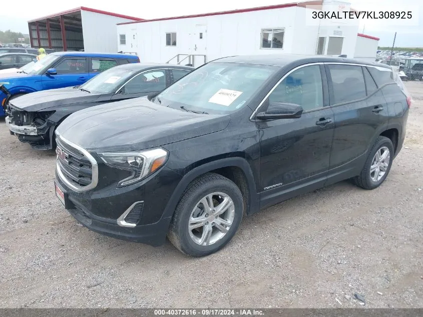 2019 GMC Terrain Sle VIN: 3GKALTEV7KL308925 Lot: 40372616