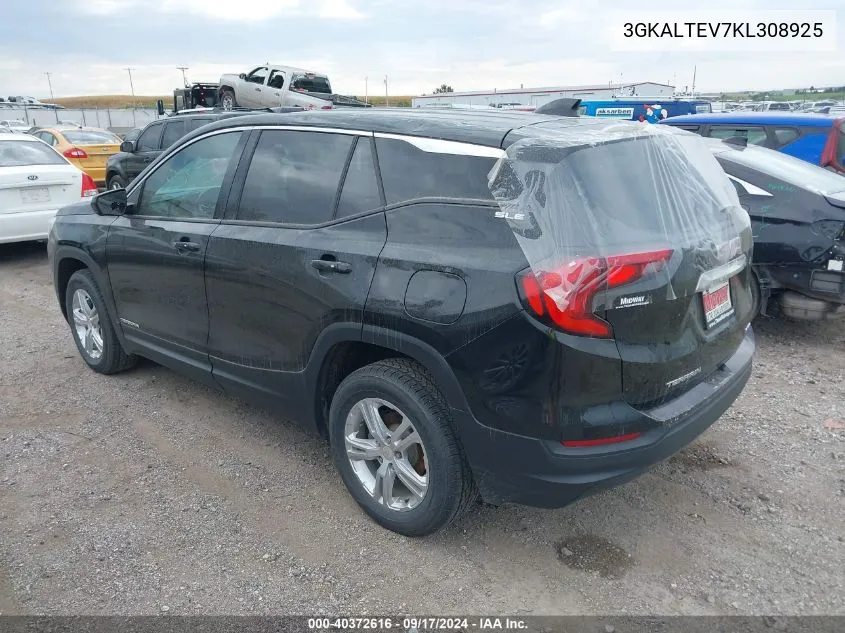 2019 GMC Terrain Sle VIN: 3GKALTEV7KL308925 Lot: 40372616