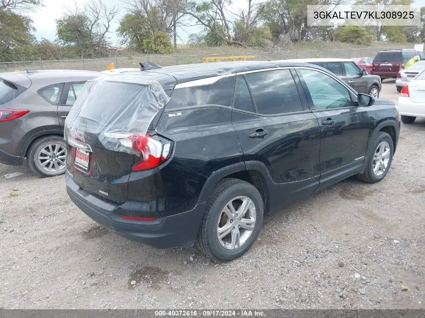 2019 GMC Terrain Sle VIN: 3GKALTEV7KL308925 Lot: 40372616