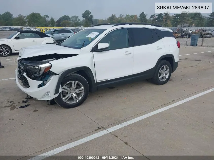 2019 GMC Terrain Sle VIN: 3GKALMEV6KL289807 Lot: 40390042