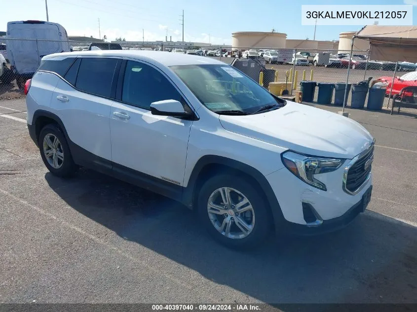 2019 GMC Terrain Sle VIN: 3GKALMEV0KL212057 Lot: 40397040