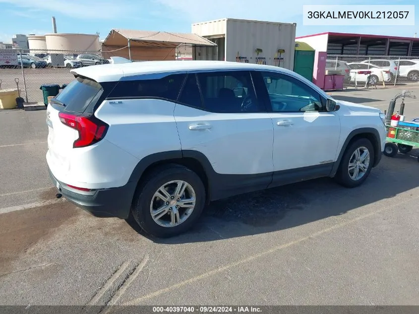 2019 GMC Terrain Sle VIN: 3GKALMEV0KL212057 Lot: 40397040