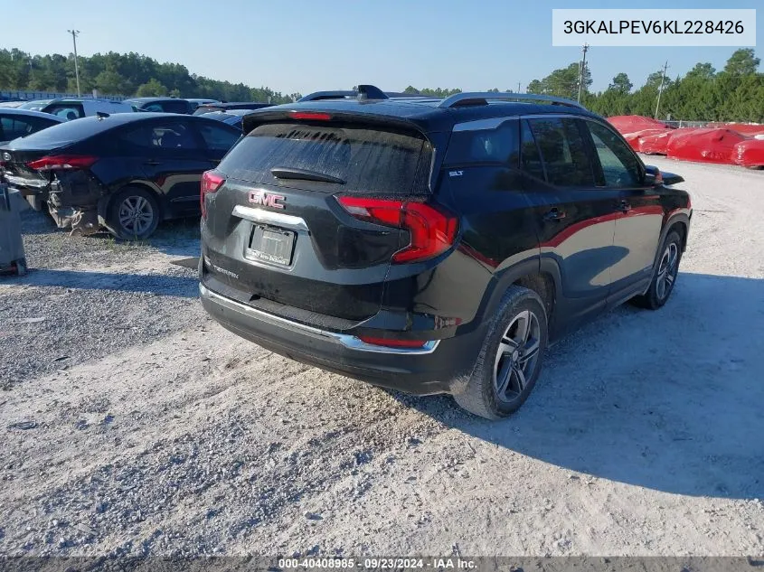 2019 GMC Terrain Slt VIN: 3GKALPEV6KL228426 Lot: 40408985