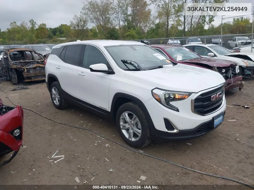 2019 GMC Terrain Sle VIN: 3GKALTEV2KL254949 Lot: 40410131