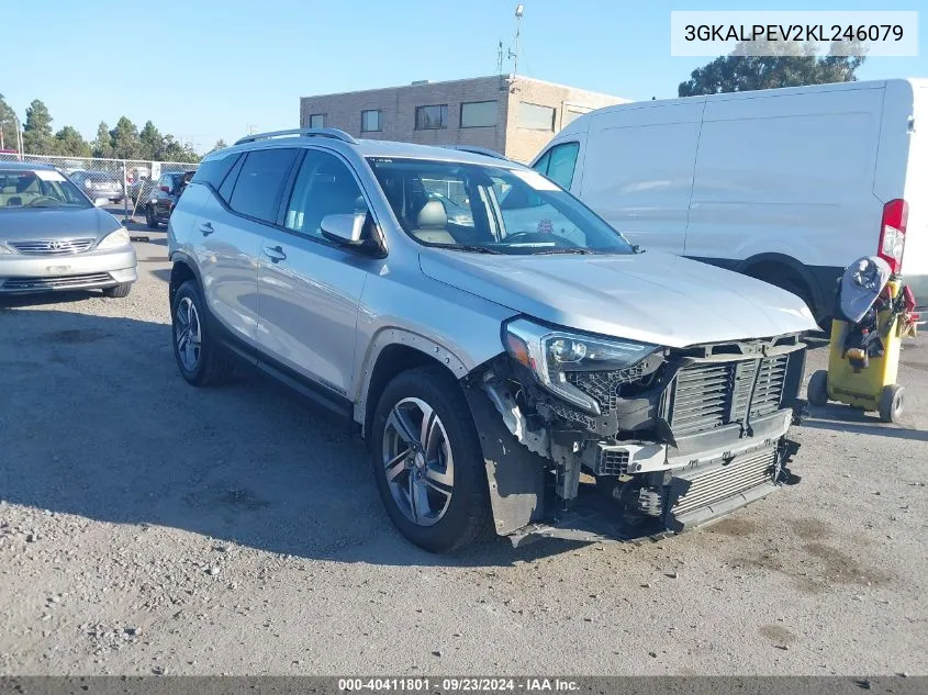 2019 GMC Terrain Slt VIN: 3GKALPEV2KL246079 Lot: 40411801