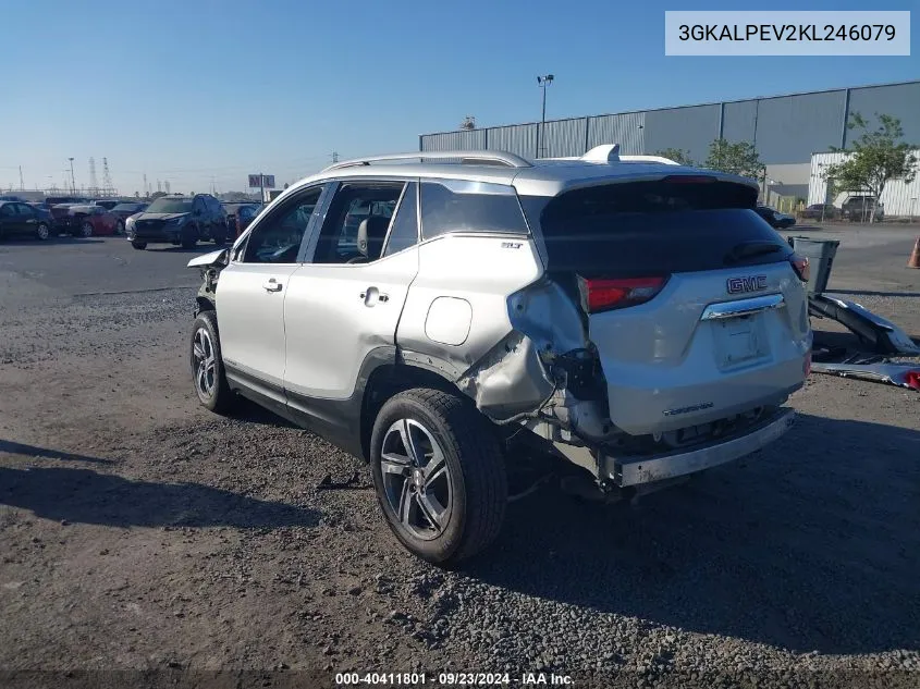 2019 GMC Terrain Slt VIN: 3GKALPEV2KL246079 Lot: 40411801